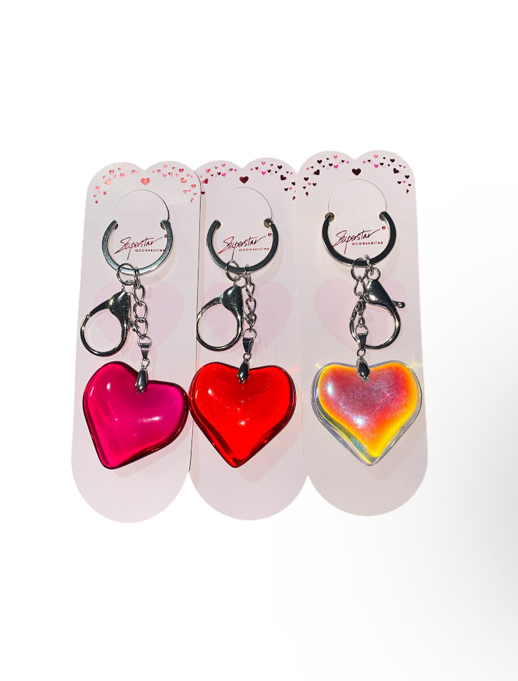 Heart Keychains/ Purse charms