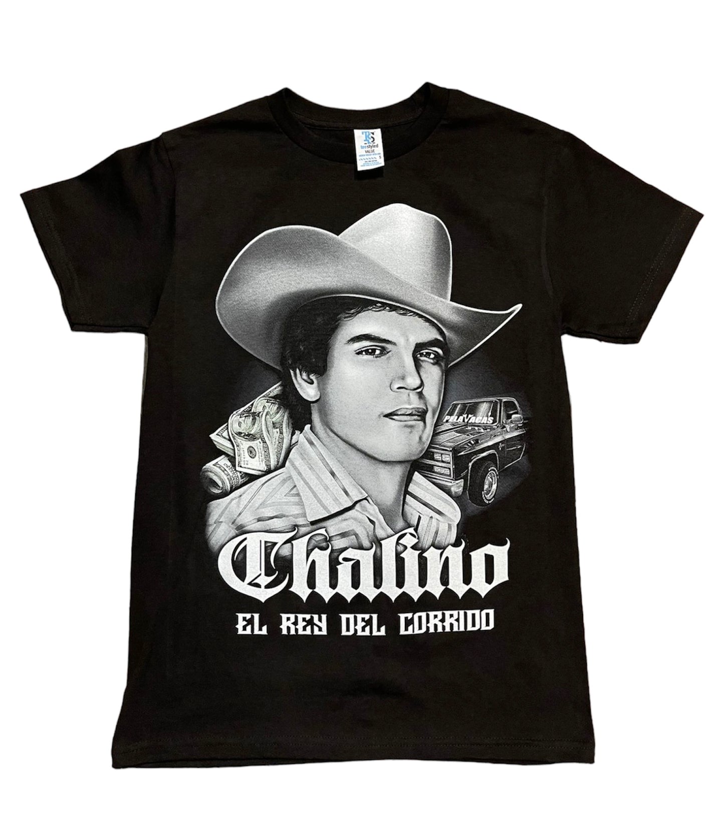 Chalino Sanchez El Rey del Corrido Blk/Wht